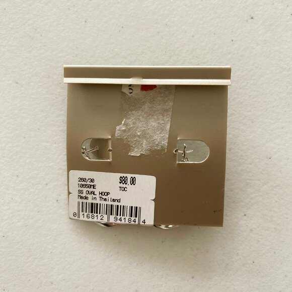 Giani Bernini Sterling Silver Hoops - Picture 4 of 4